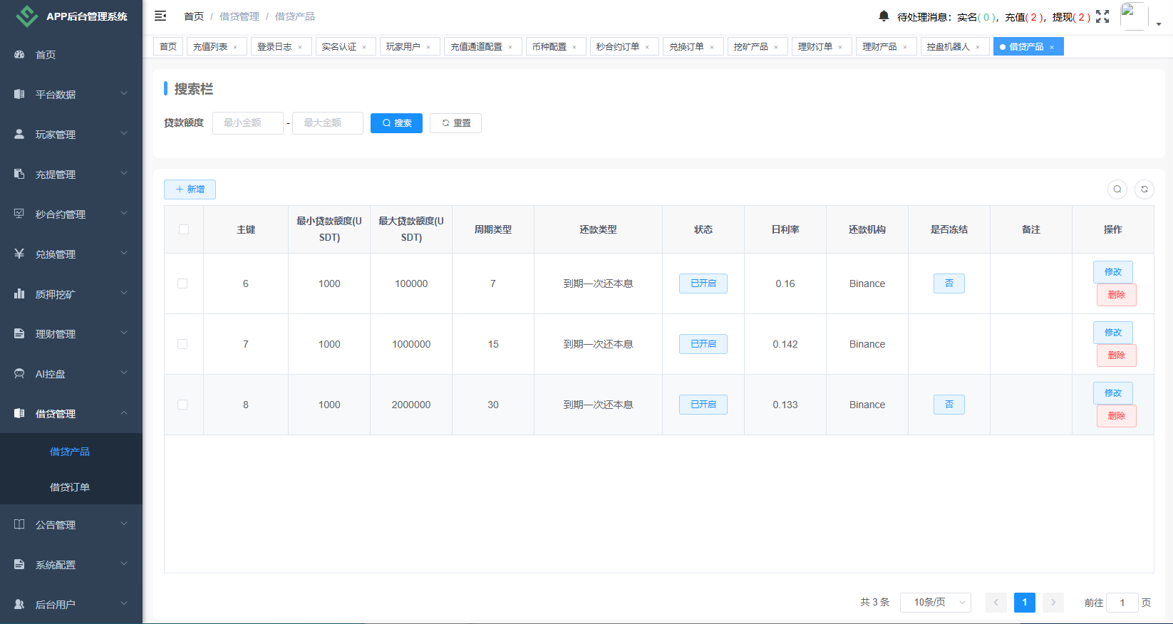 海外DAPP秒合约交易所/Crypto交易所/理财/质押/贷款