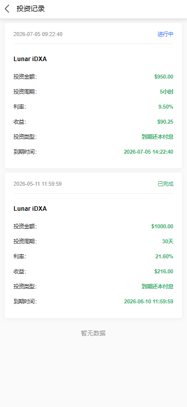 海外医疗投资理财系统/多语言投资/余额宝/推广分销